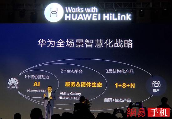华为发布全场景IoT生态战略 提升用户手机粘性